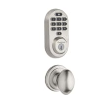 Laurel Passage Knob and 938 Halo WiFi Enabled Deadbolt Combo Pack with SmartKey