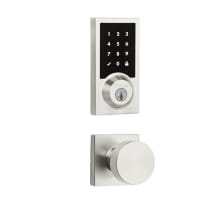 Pismo Passage Knob and 916 Contemporary Touchscreen Deadbolt Combo Pack with SmartKey and Z-Wave Technology