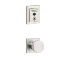 Pismo Passage Knob and 959 Fingerprint Contemporary Halo WiFi Enabled Deadbolt Combo Pack with SmartKey