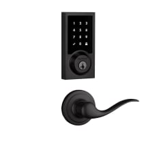 Tustin Passage Lever and 916 Contemporary Touchscreen Deadbolt Combo Pack with SmartKey and Z-Wave Technology
