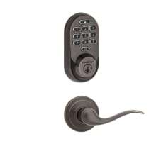 Tustin Passage Lever and 938 Halo WiFi Enabled Deadbolt Combo Pack with SmartKey