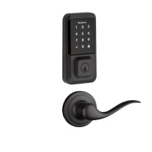 Tustin Passage Lever and 939 Halo WiFi Enabled Deadbolt Combo Pack with SmartKey