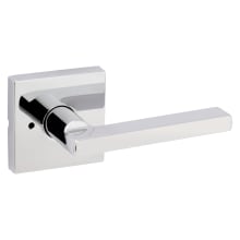 Halifax Privacy Door Lever Set with Square Rose