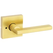 Halifax Privacy Door Lever Set with Square Rose