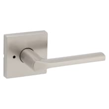 Lisbon Privacy Door Lever Set with Square Rose