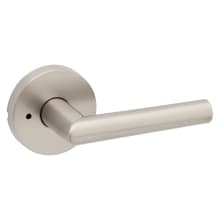 Milan Privacy Door Lever Set with Round Rose