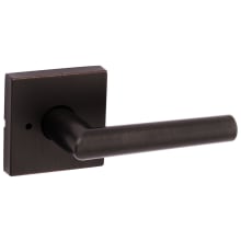 Milan Privacy Door Lever Set with Square Rose