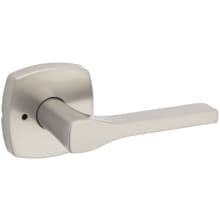 Tripoli Privacy Door Lever Set with Square Rose