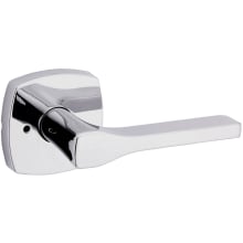 Tripoli Privacy Door Lever Set with Square Rose