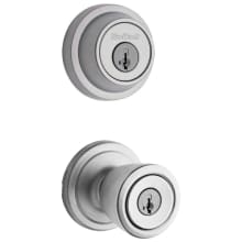 Abbey Single Cylinder Keyed Entry Knob Set and Deadbolt Combo with SmartKey from the Contemporary Collection