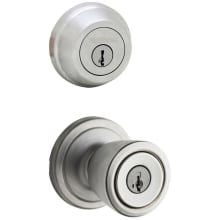Abbey (Round Rosette) Knob and 780 Deadbolt Combo Pack with SmartKey