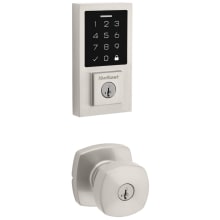 Arroyo Keyed Entry Knob Set and Electronic Keyless Entry Deadbolt Combo Pack with SmartKey from the SmartCode Deadbolts Touchscreen Collection