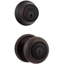 Hancock Single Cylinder Keyed Entry Knob Set and Deadbolt Combo with SmartKey from the 660 Series