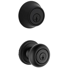 Hancock Single Cylinder Keyed Entry Knob Set and Deadbolt Combo with SmartKey from the 660 Series