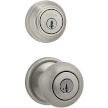 Hancock Single Cylinder Keyed Entry Knob Set and Deadbolt Combo with SmartKey from the 980 Series