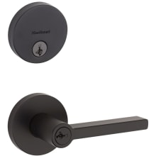 Halifax (Round Rosette) Lever and 258 Deadbolt Combo Pack with SmartKey