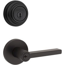 Halifax (Round Rosette) Lever and 980 Deadbolt Combo Pack with SmartKey