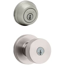 Pismo (Round Rosette) Knob and 780 Deadbolt Combo Pack with SmartKey