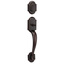 Austin Sectional Single Cylinder Keyed Entry Exterior Pack Handleset with SmartKey