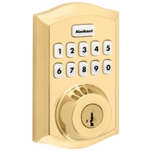 SmartCode Traditional Single Cylinder Touchpad Electronic Deadbolt with Z-Wave Technology