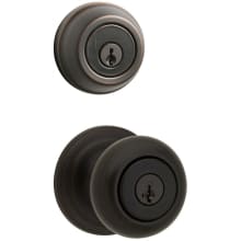 Juno (Round Rosette) Knob and 780 Deadbolt Combo Pack with SmartKey