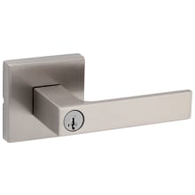 Singapore Clear Pack Single Cylinder Keyed Entry Door Lever Set with Square Rose and SmartKey