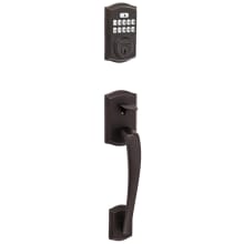 Prescott Sectional Electronic Keyless Entry Handleset with Tustin Interior Lever and SmartKey