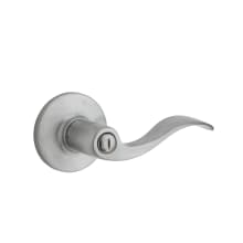 Safe Lock by Kwikset Layton Privacy Door Lever Set with Round Rose