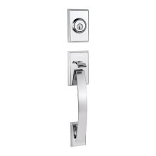 Tavaris Single Cylinder Sectional Contemporary Handleset with SmartKey, Exterior Only