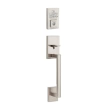 San Clemente Sectional Electronic Keyless Entry Handleset with Halifax Interior Lever and SmartKey