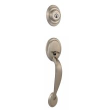 Dakota Single Cylinder Handleset from the Kwikset Series Featuring SmartKey, Exterior Only