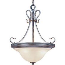 Three Light Down Lighting Bowl Pendant from the Buckingham Collection