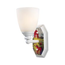 Kids / Youth 3 Light Up Lighting Wall Sconce with Barnyard Design from the Kidshine Collection