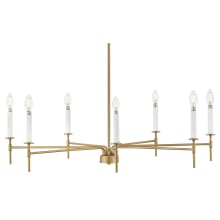 Hux 7 Light 36" Wide Taper Candle Style Chandelier