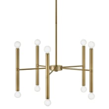 Millie 10 Light 24" Wide Abstract Chandelier