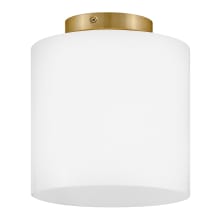 Pippa 9" Wide Semi-Flush Ceiling Fixture with Case Opal Glass Shade