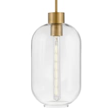 Greer 9" Wide Mini Pendant with Clear Glass Shade