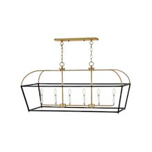 Tate 6 Light 40" Wide Linear Chandelier