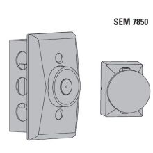 7800 Series Standard Profile Recessed Wall Mount Hold Open Magnet