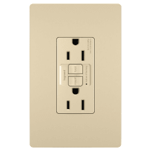 radiant 15 Ampere Tamper-Resistant Self-Test GFCI Electrical Outlet