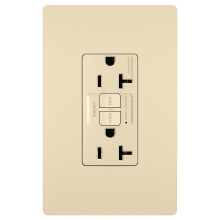 radiant 20 Ampere Tamper-Resistant Self-Test GFCI Electrical Outlet