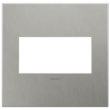 adorne Cast Metal 2-Gang Light Switch / Outlet Cover Wall Plate