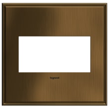 adorne Cast Metal 2-Gang Light Switch / Outlet Cover Wall Plate