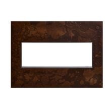 adorne Hubbardton Forge 3-Gang Light Switch / Outlet Cover Wall Plate - Bronze