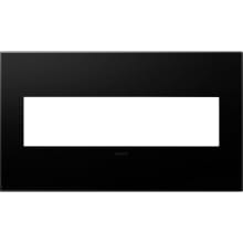 adorne Plastic 4-Gang Light Switch / Outlet Cover Wall Plate - Graphite