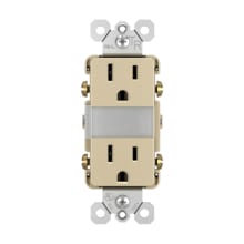 radiant 15 Ampere Tamper-Resistant Night Light Electrical Outlet