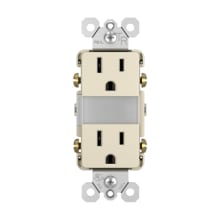 radiant 15 Ampere Tamper-Resistant Night Light Electrical Outlet