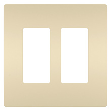Radiant 2-Gang Decorator Rocker Light Switch / Outlet Cover Wall Plate
