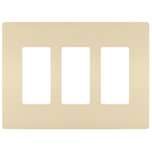 Radiant 3-Gang Decorator Rocker Light Switch / Outlet Cover Wall Plate