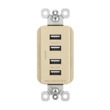 radiant Quad USB-A Outlet Charger